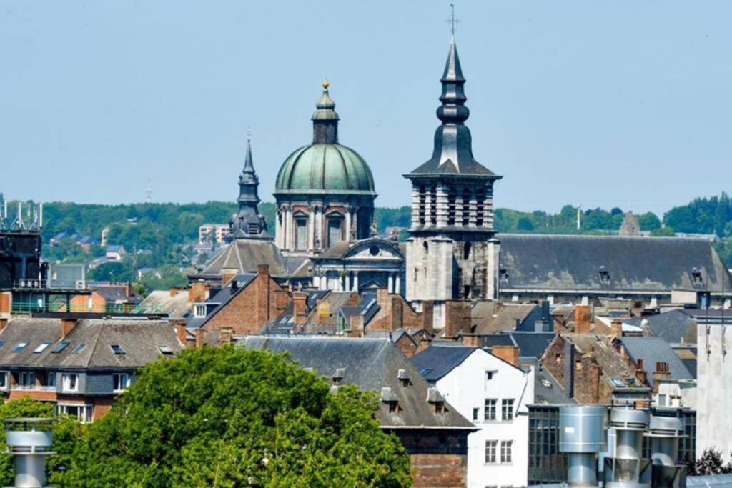 Logement L'Echasseur A Jambes Apartment Namur Bagian luar foto